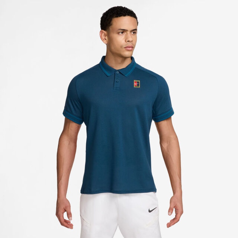 Court Heritage Polo Men - Blue Grey, Green