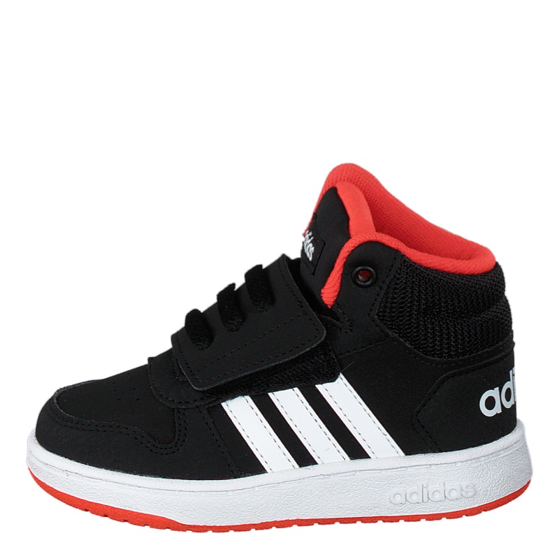 Hoops Mid 2.0 I Black/white/red