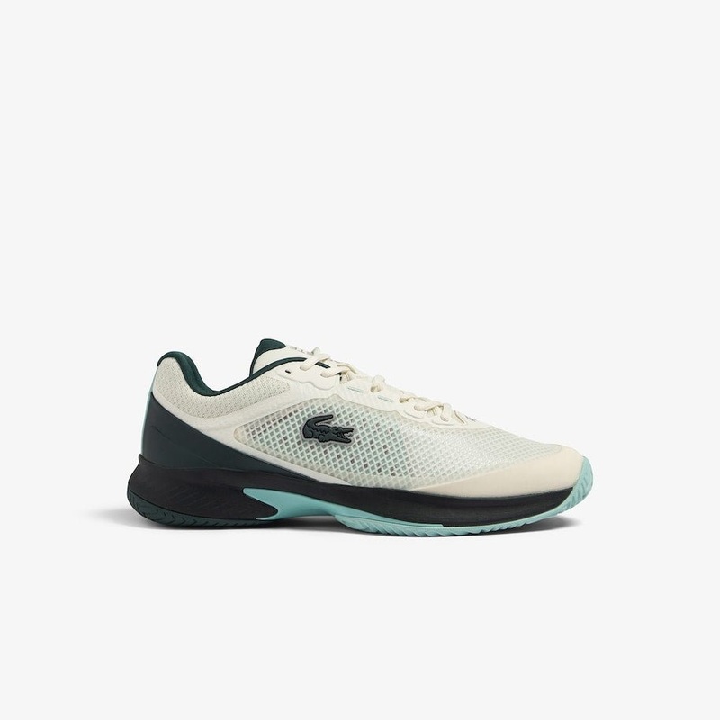 Lacoste Tech Point Womens Tennis Shoes - White/Green