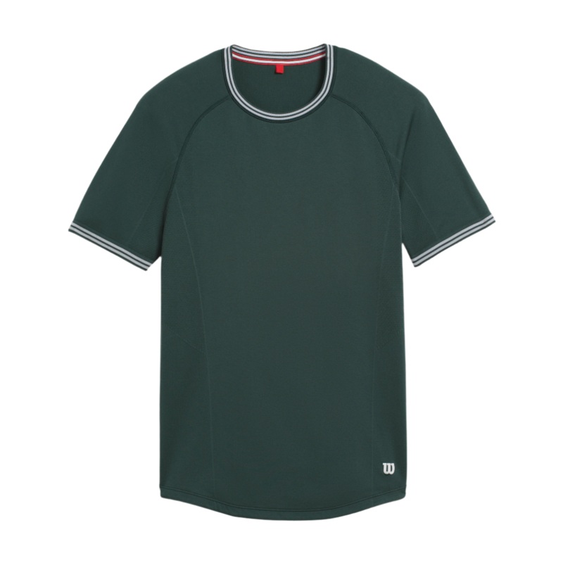 Wilson Court Performance Crew T-Shirt Men - Sycamore Green