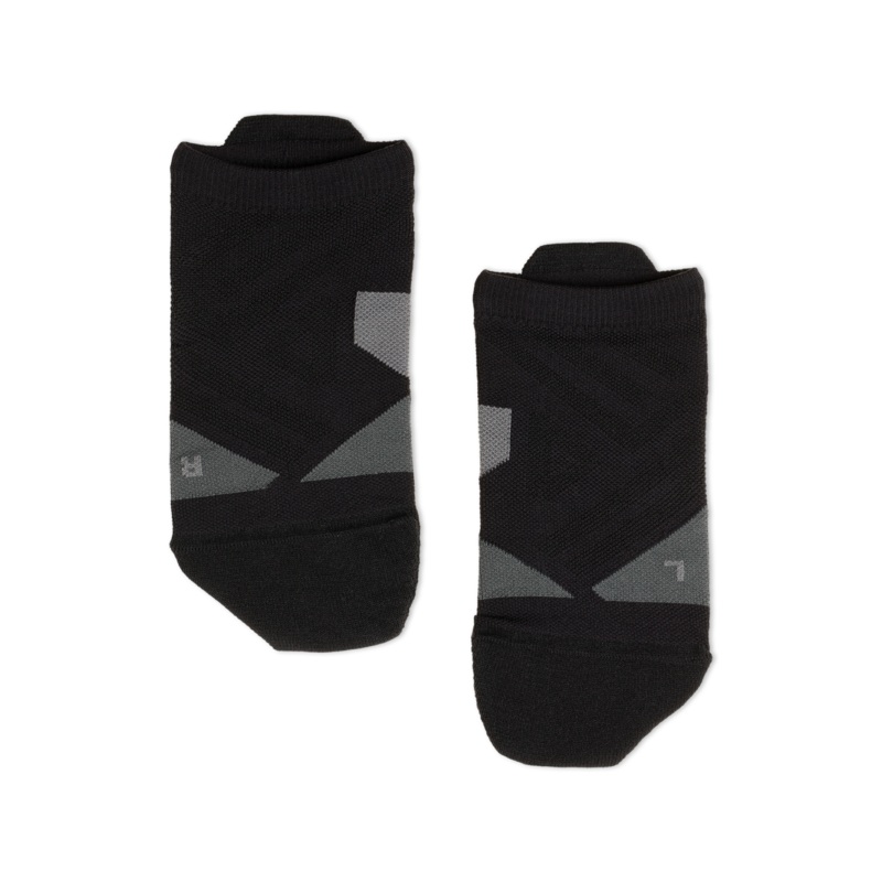 On Low Socks Men - Black/Shadow