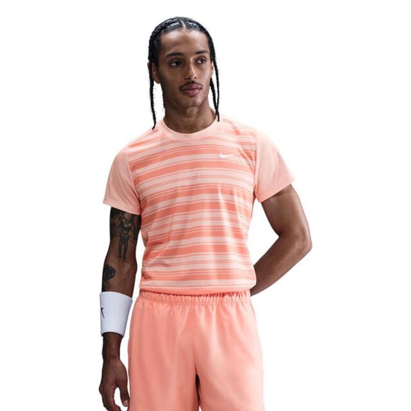 Court Dri-FIT Victory Print T-Shirt Men - Coral