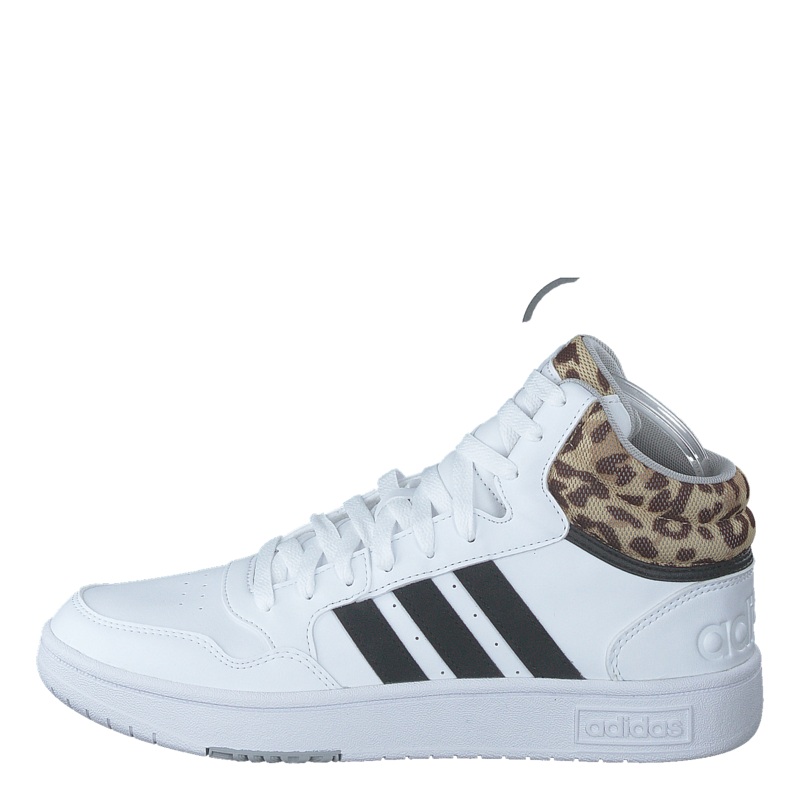 Hoops 3.0 Lifestyle Basketball Mid Classic Shoes Cloud White / Core Black / Grey Two