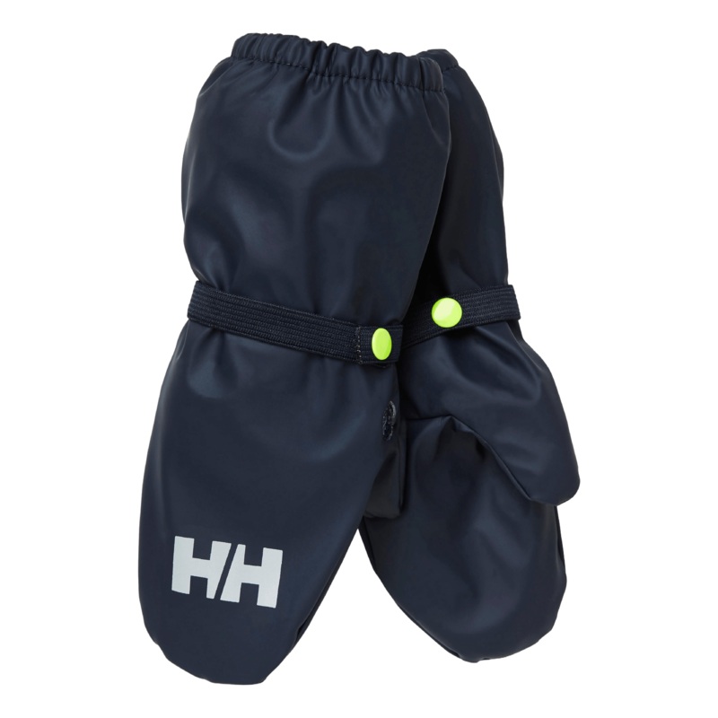 K Bergen Fleece Pu Mittens Navy