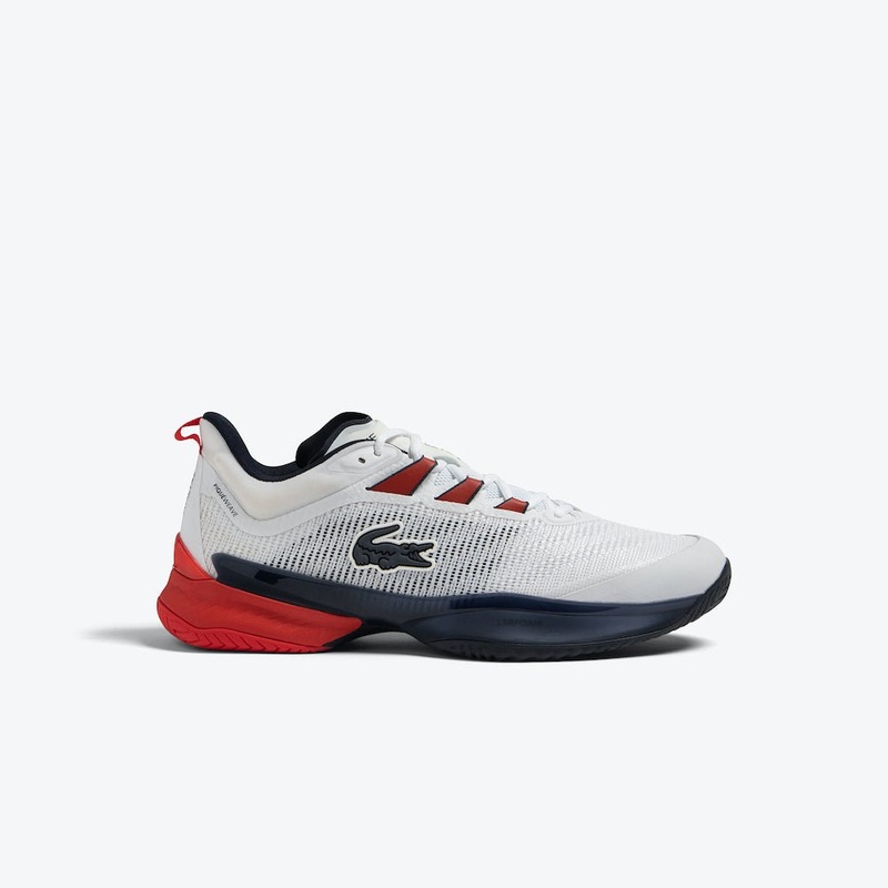 Lacoste AG-LT23 Ultra Mens Tennis Shoes - White/Navy/Red