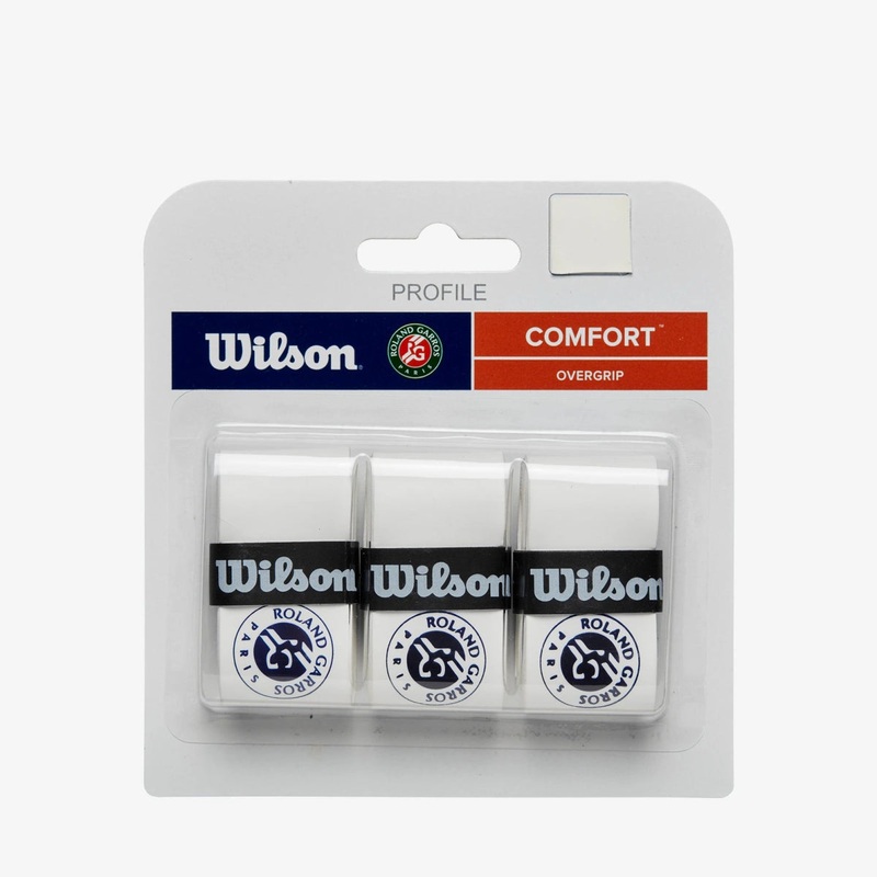 Wilson Roland-Garros Overgrip - White / Blue