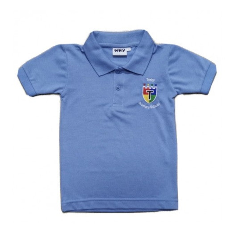 Trelai Primary School Polo|1/2|2/3|3/4|5/6|7/8|JS 9/10|JM 11/12|JL 13|JXL|S|M|SKY