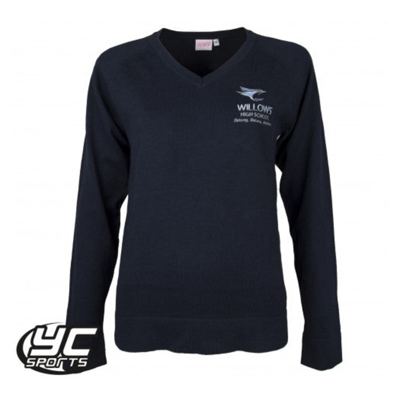 Willows High School Fitted Jumper