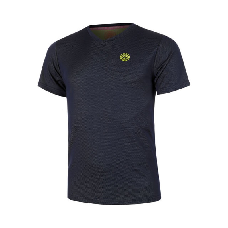 Crew Inside Out V-Neck T-Shirt Boys - Dark Blue, Lime