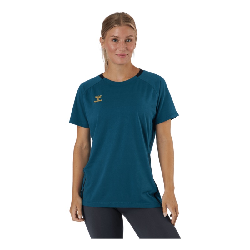 Hmlcima Xk T-shirt S/s Woman Blue Coral
