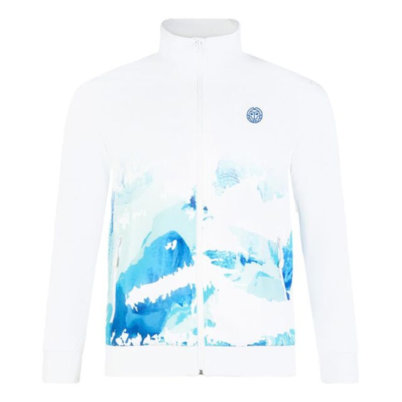 Lynel Tech Training Jacket Men - White, Light Blue