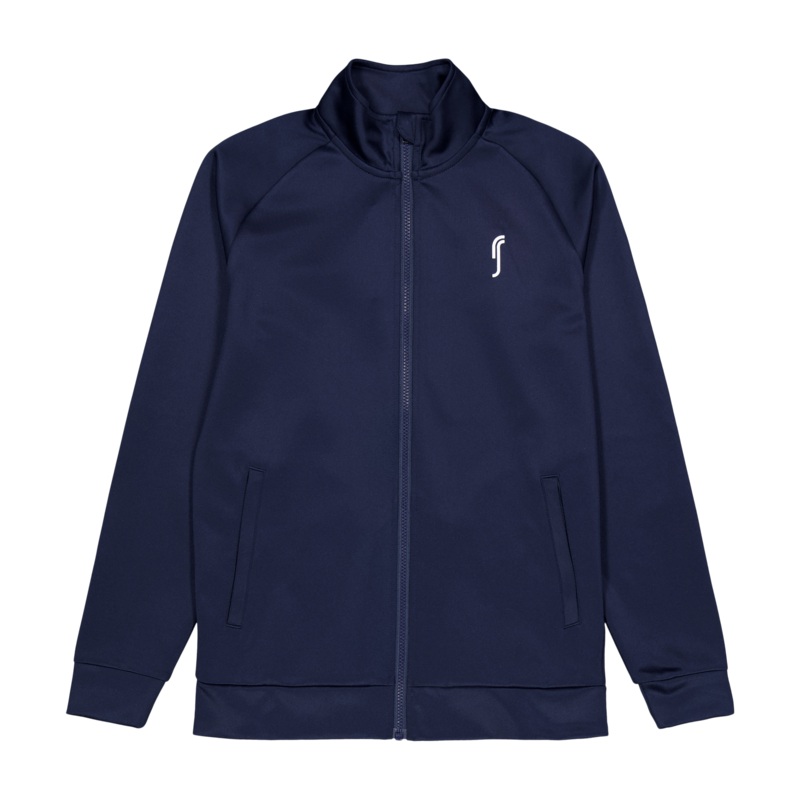 Mens Court Zip Jacket Navy|XS|S|M|L|XL