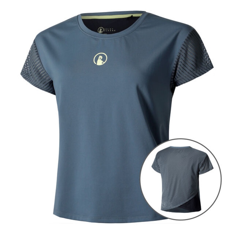 Perspectives Cross T-Shirt Women - Blue