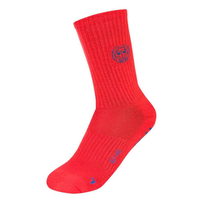 Tamio Tech Crew Sports Socks 3 Pack - Red, Dark Blue
