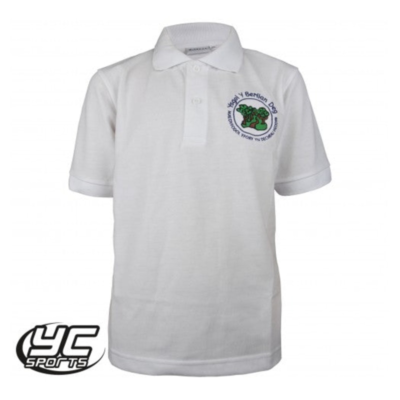 Ysgol Y Berllan Deg White Polo