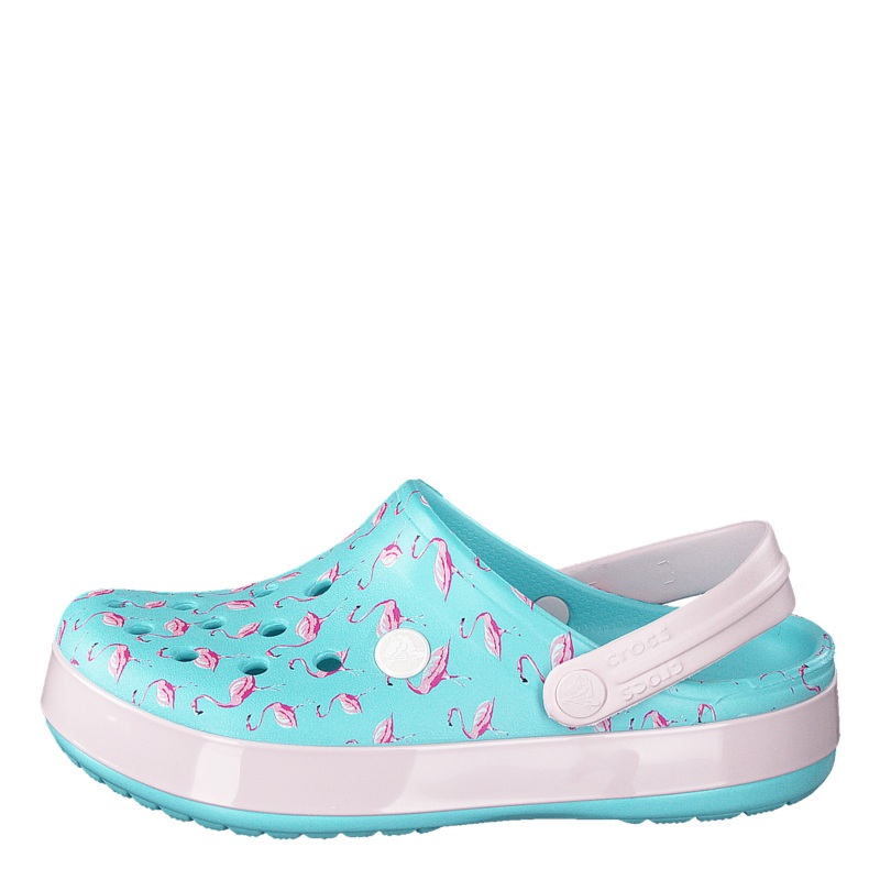 Crocband Multigraphic Clog K Ice Blue