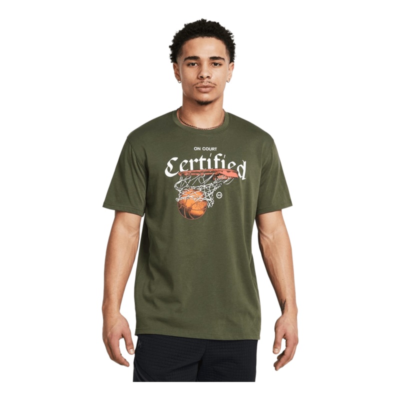 Ua M Hw Hoops Certified Ss Marine Od Green