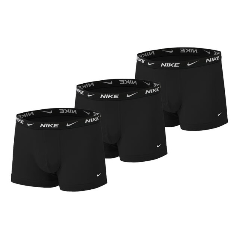 Everyday Cotton Strech Trunk Boxer Shorts 3 Pack Men - Black, Anthracite