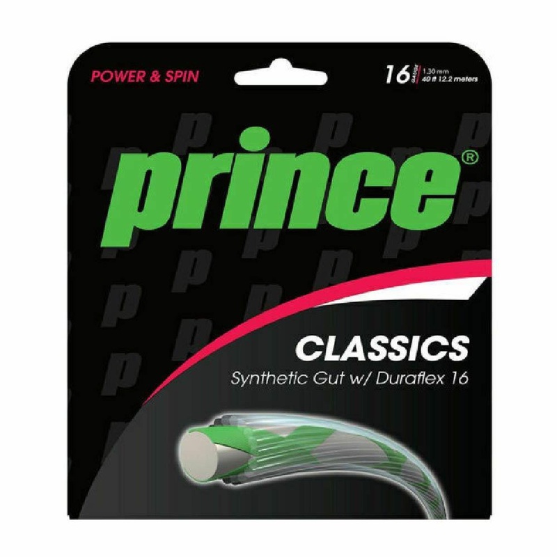 String Upgrade - Prince Synthetic Gut Duraflex (Black)