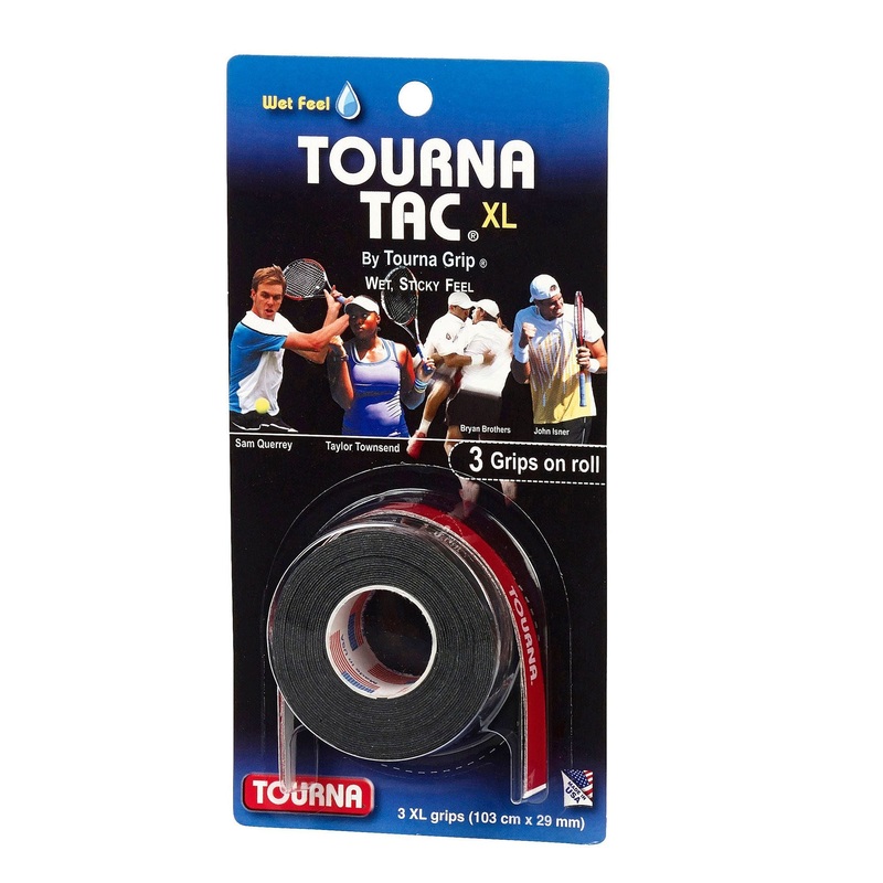 Tourna Tac XL 3 Grip Roll|Black|Blue|Pink|White