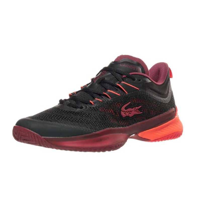 Tenis Lacoste Caballero AG-LT 23 Negro/Rojo