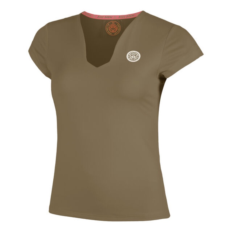 Spectrum V-Neck T-Shirt Women - Brown