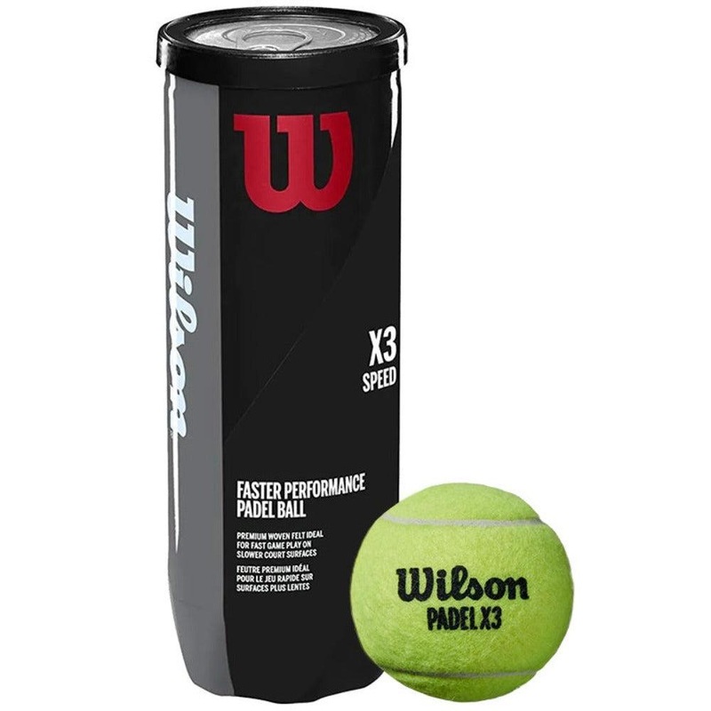 Wilson X3 Speed Padel Ball (3pk)