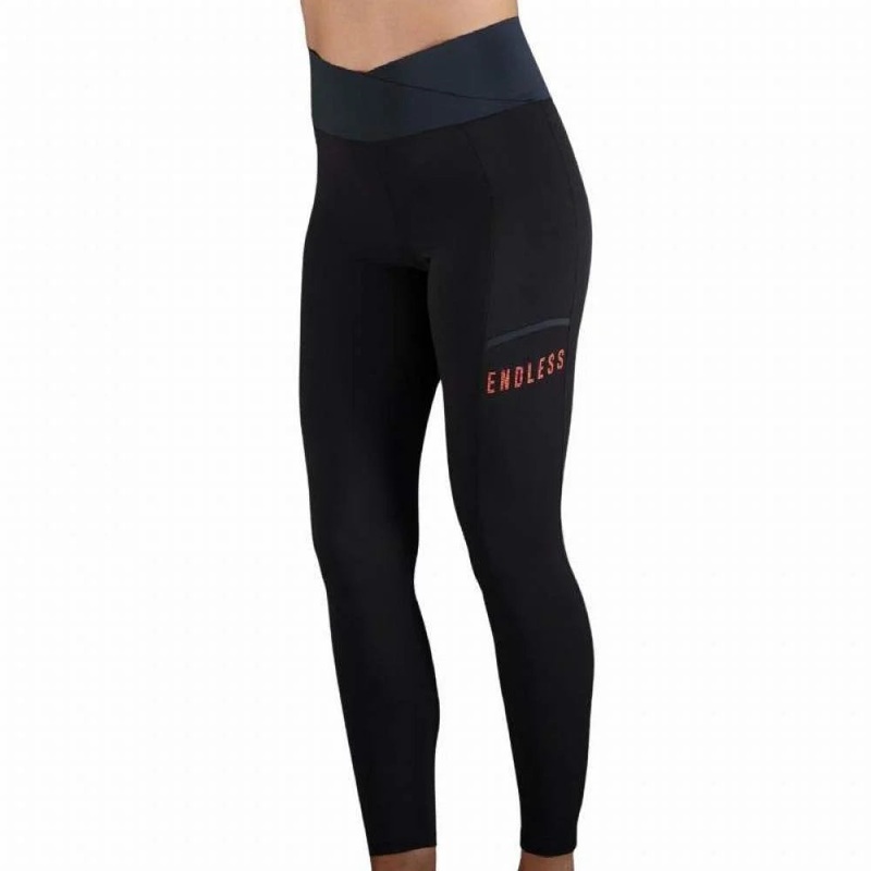 Collant Endless Poches Croises Noir Titane