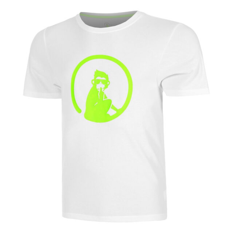 Wild Trainings T-Shirt Men - White, Neon Green