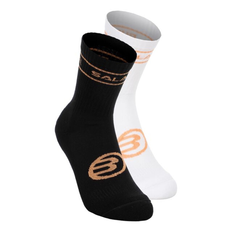 BP22AS07 Sports Socks - Black, White