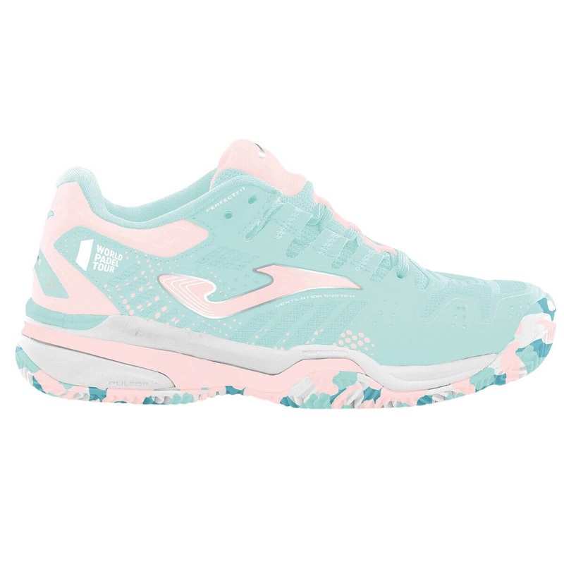 Zapatilla Joma Slam Jr 2305 Celeste Rosado