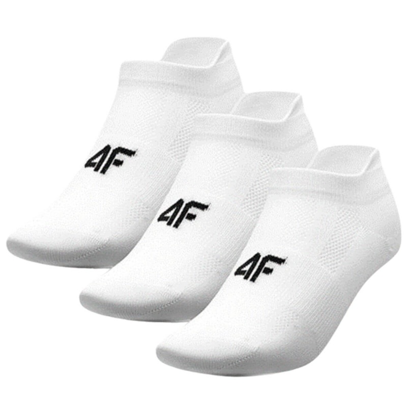 Calcetin 4F Blanca X3|Talla 39-42|Talla 43-47