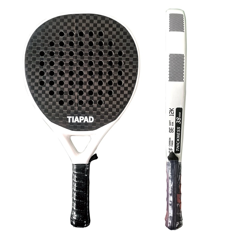 Factory OEM or ODM 3K Carbon Padel Racket Carbon Fibre Padel Rackets Carbon Fiber Customized Padel Racket Custom Rackets
