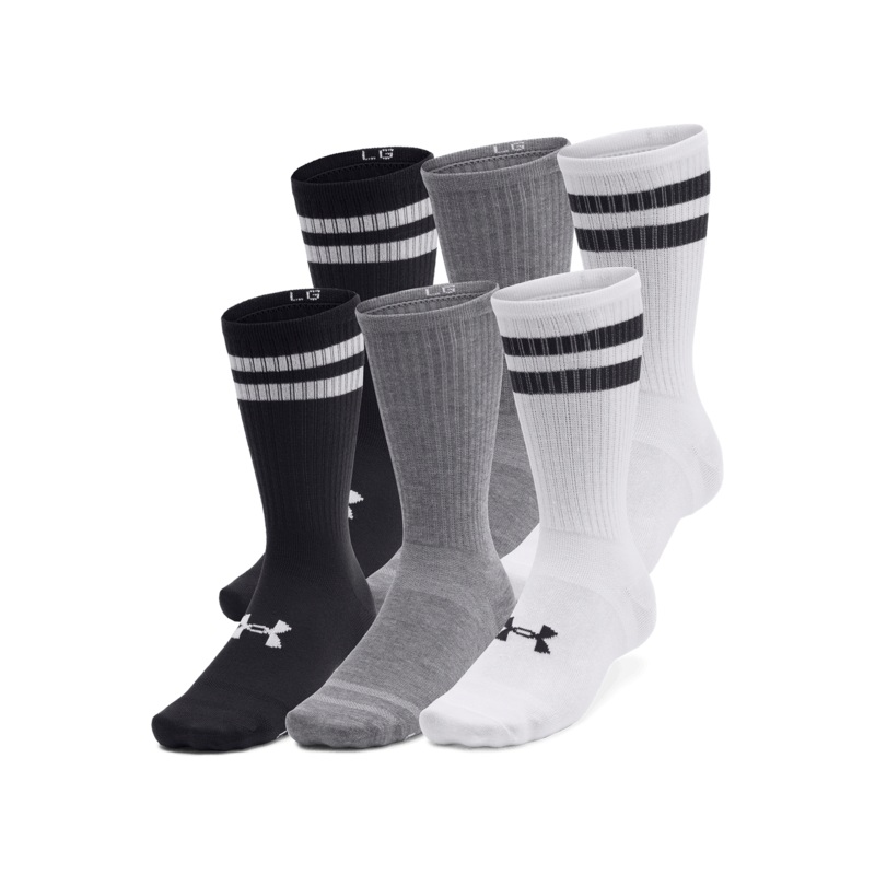 Ua Essential 6pk Crew Mod Gray