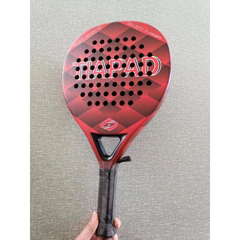 Outdoor Manufacturer Factory Professional Training 18K Carbon Black Padel Paddle Tennis Racket